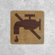 Wooden Wall Sign Non-Potable Water