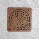 Wooden Signage - Wi-Fi Zone Available