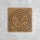 Wooden Signage - Wi-Fi Zone Available