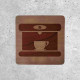 Wooden Coffee Machine Sign - Coffee Zone Indicator