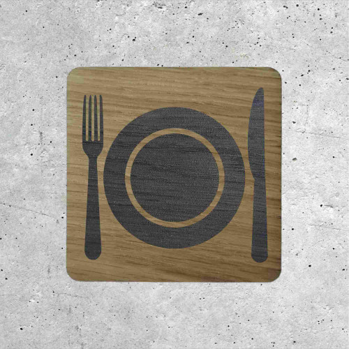 Wooden Decorative Sign - Dining Area Indicator