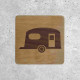 Wooden Campervan Sign - Caravan Zone Indicator