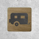 Wood Signage - Caravan Parking Area