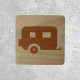 Wood Signage - Caravan Parking Area