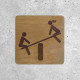 Wooden Play Area Sign - Swing Indicator