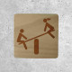 Wooden Play Area Sign - Swing Indicator