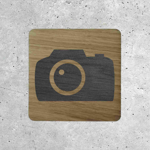 Wooden Camera Sign - Scenic Viewpoint Signage