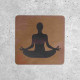 Wooden Yoga Sign - Meditation Space Signage