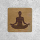 Wooden Yoga Sign - Meditation Space Signage