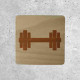 Wooden Fitness Sign - Gym Indicator