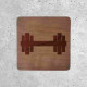 Wooden Fitness Sign - Gym Indicator