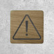 Wood Safety Sign - Danger Warning