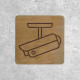 Wooden Signage - Video Surveillance Area