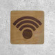 Wooden Sign for WiFi Access Zone