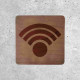 Wooden Sign for WiFi Access Zone