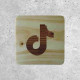 Wooden Sign - Social Media TikTok