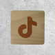 Wooden Sign - Social Media TikTok