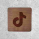 Wooden Sign - Social Media TikTok