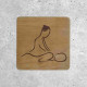 Wooden Signage - Massage Therapy Icon