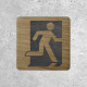 Wooden Signage - Emergency Exit Sign