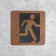 Wooden Signage - Emergency Exit Sign