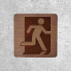 Wooden Signage - Emergency Exit Sign