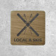 Wooden Signage - Ski Locker