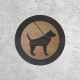 Wooden Sign - Dog on Leash Required