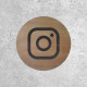 Wood Signage - Instagram Social Media