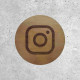 Wood Signage - Instagram Social Media