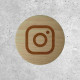 Wood Signage - Instagram Social Media