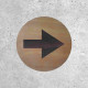 Wooden Sign - Right / Left Direction Arrow