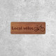 Local Wooden Bikes Sign