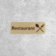 Wooden Restaurant Sign - Dining Signage