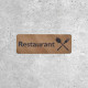 Wooden Restaurant Sign - Dining Signage