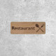 Wooden Restaurant Sign - Dining Signage