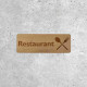 Wooden Restaurant Sign - Dining Signage