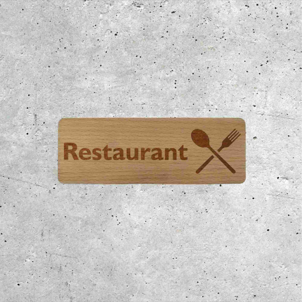 Wooden Restaurant Sign - Dining Signage