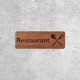 Wooden Restaurant Sign - Dining Signage