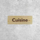 Panneau Cuisine en Bois