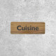 Panneau Cuisine en Bois