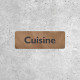 Panneau Cuisine en Bois