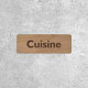 Panneau Cuisine en Bois