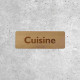 Panneau Cuisine en Bois