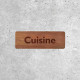 Panneau Cuisine en Bois