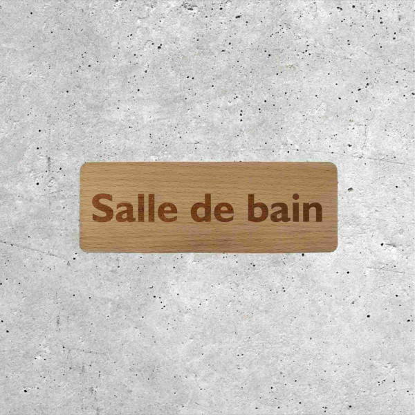 Panneau Salle de Bain en Bois