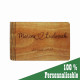 Livre en bois / album photos personnalisable ours naissance enfant